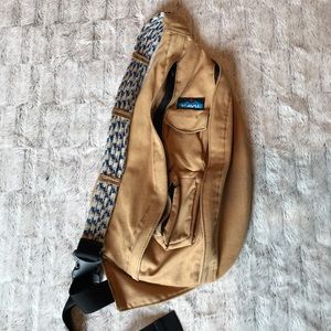 Kavu Rope Sling Bag in Mustard Yellow